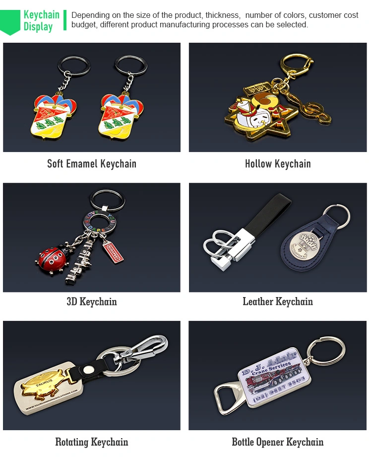 Promotional Custom Logo Acrylic Cute Anime Keyring Embroidery Plastic Leather Car Key Chain Silicone Rubber PVC Sneaker Shoe Bottle Opener Enamel Metal Keychain