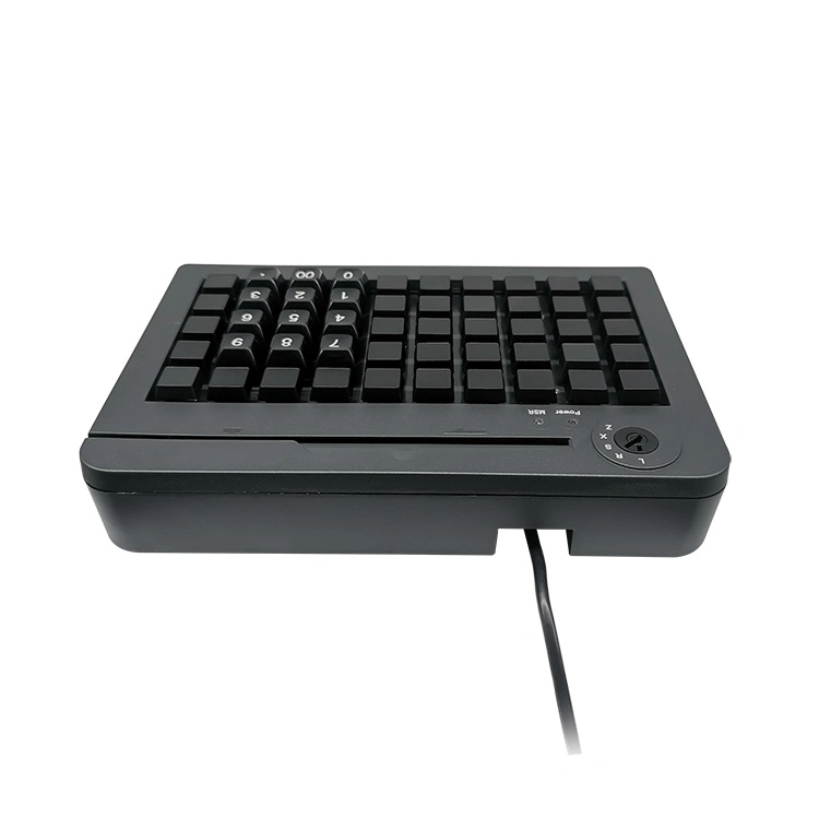 50 Keys Custom Membrane USB POS Programmable Keyboard with Msr Kb50