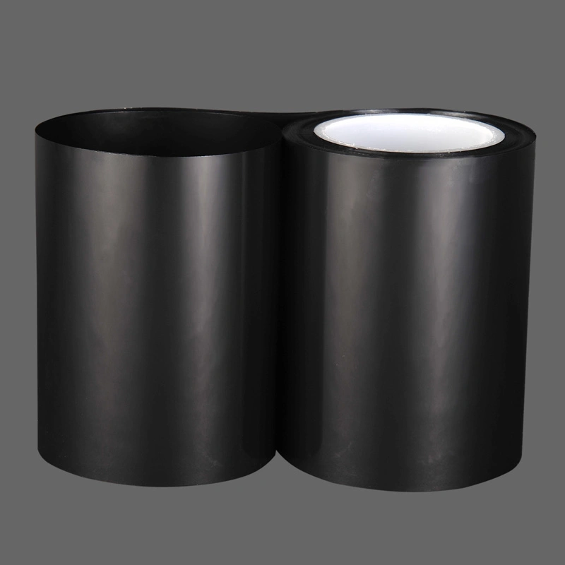 0.05-0.3mm Black Stretch Pet/Polyester Film for Adhesive Tape, Drum Surface and Spacer of Electronic Element (CY28)