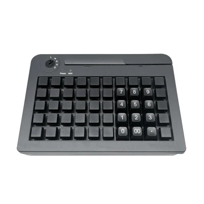 50 Tasten, individuell programmierbare Membran-USB-POS-Tastatur mit MSR KB50